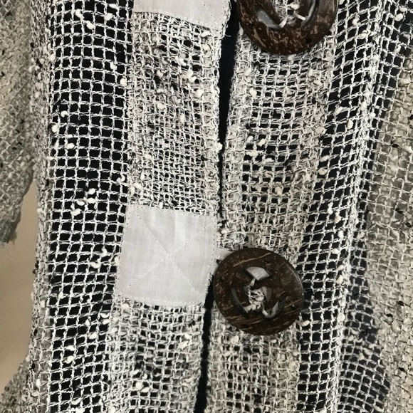 •Frazzle• open knit top - Picture 3 of 6